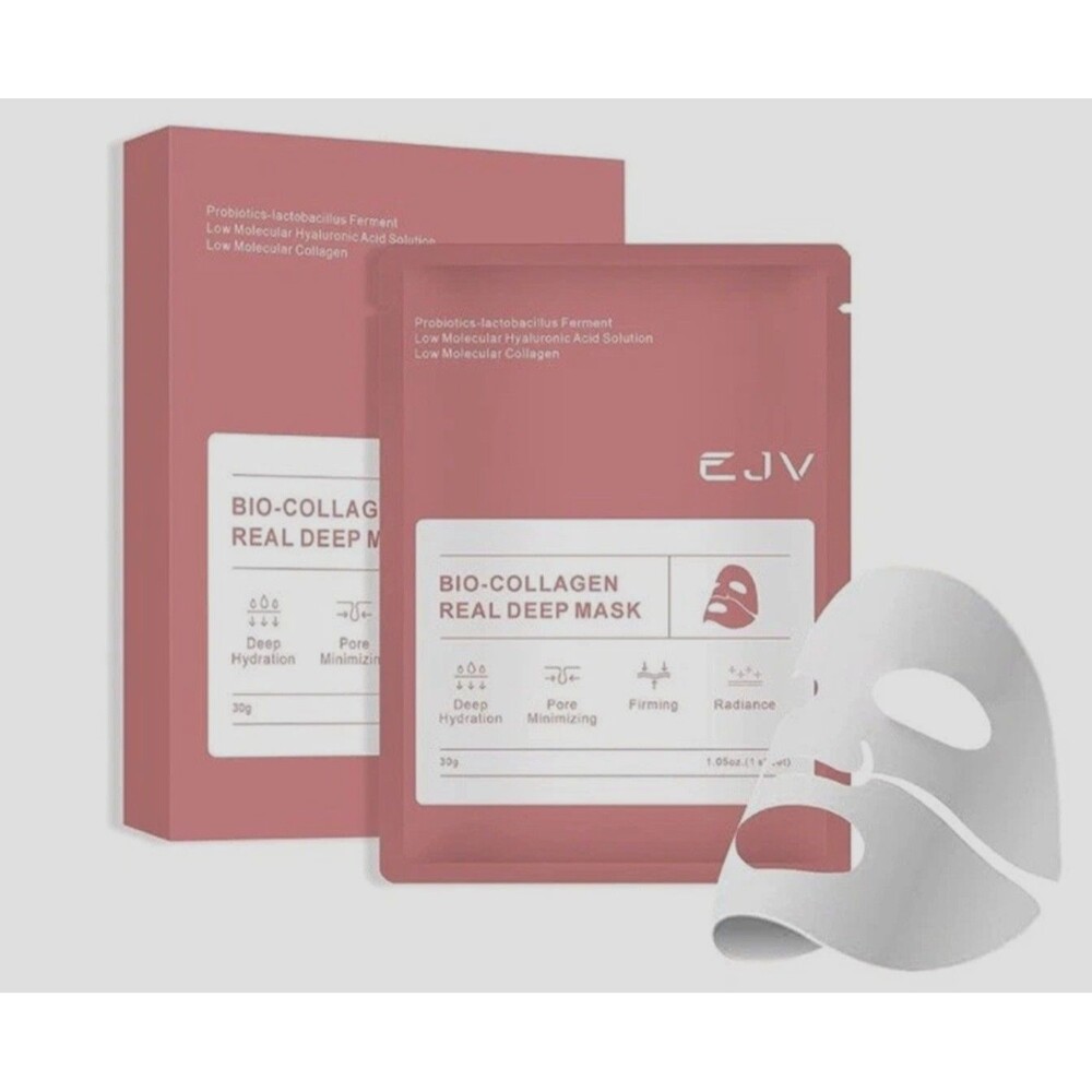 Bio-Deep Collagen Face Mask, Overnight Deeply Hydrate, Korean Beauty